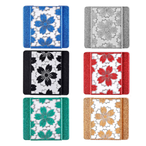 Elegant Hot Shoe Dust Cover Protectors for DSLR Cameras with Flower Blossoms Design Aluminum Build Photographers