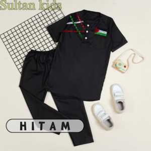 Setelan baju koko anak laki-laki free palestine usia 1 sampai 12 tahun//Pakaian muslim anak laki-laki free palistine usia 1 sampai 12 tahun