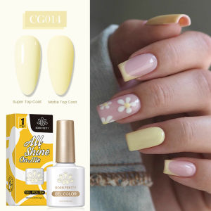 BORN PRETTY 10ml Light Gel Nail Grey White Brown Gold Glitter Soak Off Gel Polish for Women DIY Salon Nail Art Polish