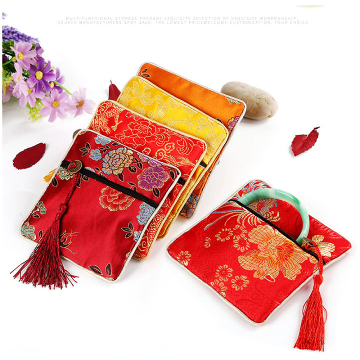 Jewelry Bag Cloth Bag Brocade Box Buddha Bead Bag Lucky Bag | Lazada