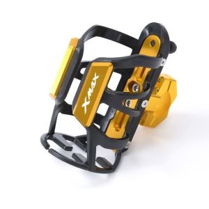 Motorcycle Bumper Water Drink Cup Beverage Holder For Yamaha XMAX 300 400 250 125 V1 V2 CNC Plastic Traveling Kettle Water Bottle Bracket Stand Mount Accessories