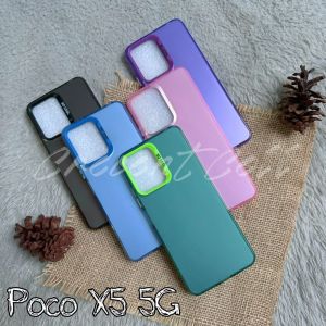 Case So Cool SoCool Hybird New IMD Plating Silver Chrome PC Silikon Kompatibel Untuk Poco M6 Poco M6 Pro Poco X6 Poco X6 Pro Poco X5 Poco X5 Pro Poco X3 NFC Poco X3 Pro Poco M4 Pro Poco M3 Poco M3 Pro Redmi 9C Redmi 10A Redmi 13 4G