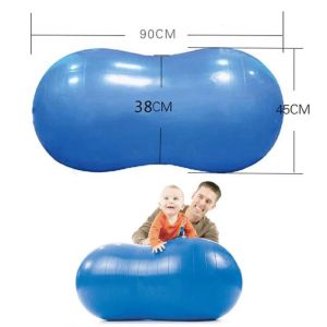 【Local store】Anti-Burst Pilates Yoga Ball Peanut Yoga Fitness Ball 45*90CM Home Exercise Equipments