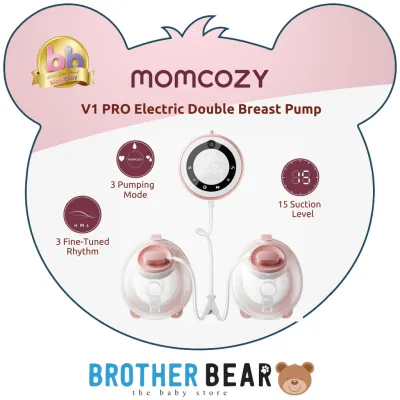 Momcozy V1 Pro Hospital-Grade Wearable Breast Pump | BABY BROTHER BEAR