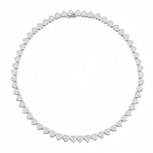 💖Swarovski💖(New) silver heart-shaped full diamond pendant necklace S925 sterling silver womens fashion necklace Valentines Day gift birthday gift