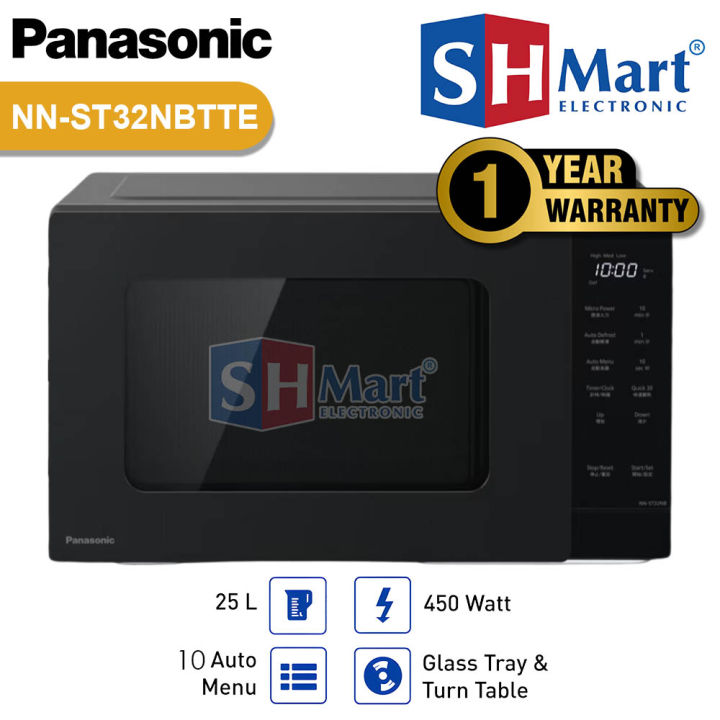 MICROWAVE PANASONIC SOLO 25 LITER NN-ST32NBTTE LOW WATT GARANSI RESMI