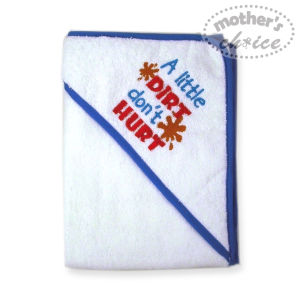 Mothers Choice Baby Hooded Bath Towel Animal Print 100% Cotton