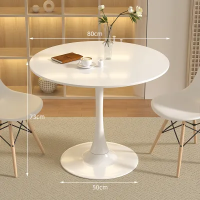 WAROOM Nordic Table Eames Dining Table Coffee Table Living Room Wood Table Balcony Round Table Office Discussion Table Meja Perbincangan Meja Bulat 圆桌茶几桌