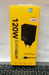 Charger 120W SUPERDART RLM X7 PRO Power Adapter Support Fast Charging