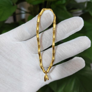 [ Premium Selection ] Gold-Plated National Trend New Chinese Style Bamboo Knot Bracelet Jewelry for Women High-End Versatile Couple Bracelet Beads Imitation Gold Hot Item