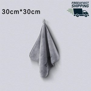 Car Wash Towel Microfiber Double-layer Plush Microfiber Absorbent Drying Cloth Car Cleaning Detailing Towel Car Accessories