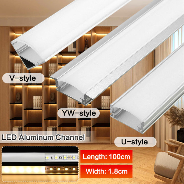 1m U V YW Style 100cm LED Aluminium Channel LED Bar Light