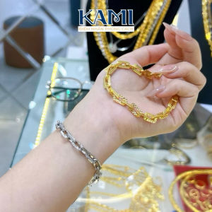 {loại 1} Lắc tay mắc xích vuông siêu đẹp KAMI trang sức sỉ LV38