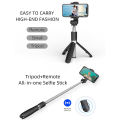 🚚SG Fast Delivery📦Extendable Handheld Selfie Self Stick Monopod Tripods with Bluetooth Remote Shutter Portable Selfie Sticks Tripod For IOS/Android. 