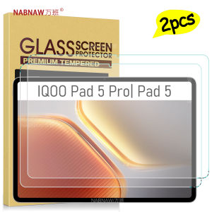 For IQOO Pad 5 Pro 13-inch Full HD Tempered Glass Screen Protector On IQOO Pad 5 12.1 Tablet Guard Anti Scratch Film 2-Pack