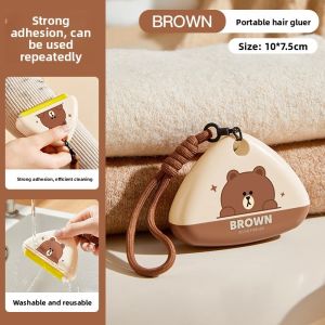 LINE FRIENDS Lint Roller Portable Washable Reusable Clothes Hair Dust Remover LFB403