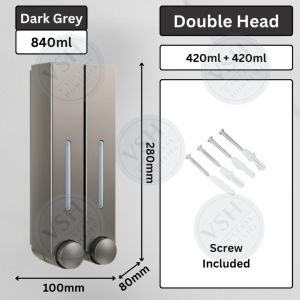 Soap Dispenser Screw Type Wall Mounted Toilet Soap Dispenser Bathroom Hand Soap Dispenser Dish Soap Dispenser Shampoo Dispenser