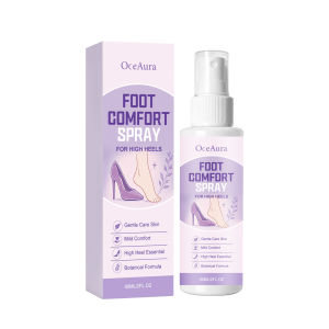 OceAura Foot Care Spray 60ml Daily Care For High Heels Long Standing And Walking Refreshing Cooling Feel Portable Foot Care Spray For Daily Use