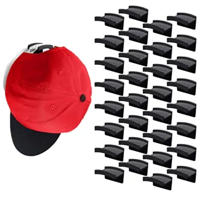 5Pcs Hat Holder Sticky Wall Mount Hook for Baseball Cap Storage No Drilling Paste Portable Hat Hanger