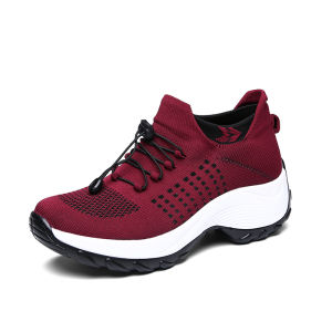Prikol Sepatu Wanita Kets Nyaman Mesh Sepatu Korea Fashion Olahraga Berjalan Yang Cocok Running Lari Jogging 031