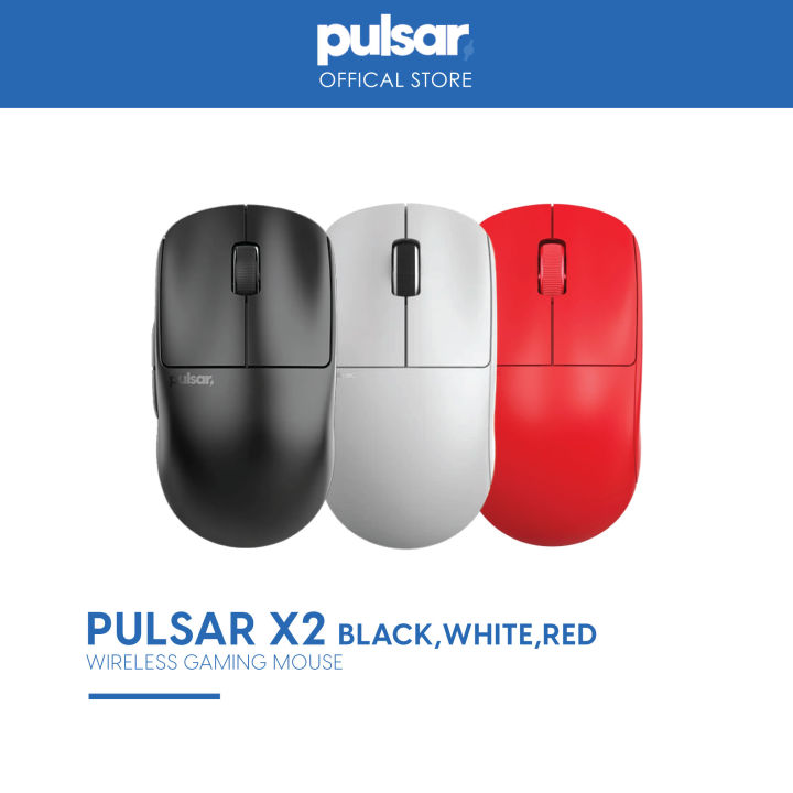 Pulsar X2 Wireless Gaming Mouse - Black/White/Red | Lazada