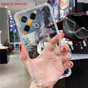 Infinix GT 20 Pro 5G 2024 Transparent Shockproof Back Cover For infinixGT20Pro infinix GT20Pro GT20 GT 20 Pro 20Pro 5G Silicone Shockproof Phone Case
