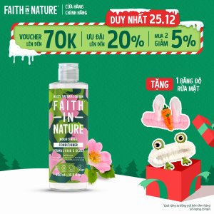 Dầu Xả Faith In Nature Hoa Hồng Nuôi Dưỡng Phục Hồi 400ml
