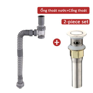 Ống Thoát Nước Dễ lắp đặt thoát nước nhanh không tắc nghẽn Ống thoát nước chậu rửa có lưới lọc rác ngăn tắc nghẽn chống côn trùng hiệu quả