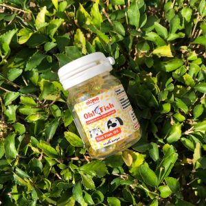 OH FISH! COD OIL MINYAK IKAN VITAMIN BULU HEWAN KUCING ANJING 100BUTIR elope