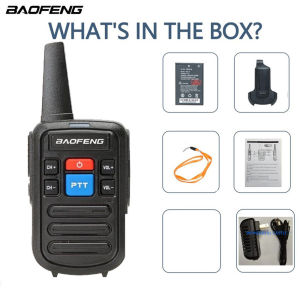BF-C50 Frequency 400-470MHz 16 Channels Mini Ultra Thin Walkie Talkie Woki Toki Set of 2 Woki Toki 对讲机