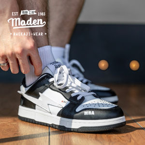 MADEN brand mens youth academy fashion lightning series board shoes mens shoes 2024 autumn new thick soled sports and leisure shoes retro versatile trendy shoes