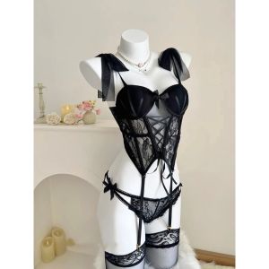 CS8 Bộ Corset ren cup v1 có GỌNG kèm ĐỆM LÓTđồ cosplay lingerie quyến rũ gợi cảm CS8