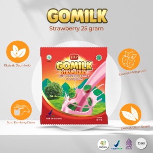 Susu kambing etawa bubuk sachet  gomilk 25 gram