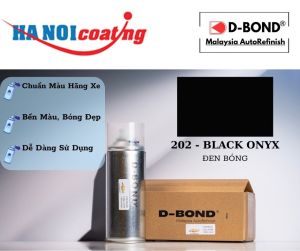 Sơn Xịt Xóa Vết Xước Ô TÔ TOYOTA CAMRY Màu ĐEN BÓNG Code 202 - BLACK ONYX Chính Hãng D-BOND Chất Lượng Cao