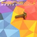 Gold Body Bolts for Honda ADV 150 - Full Thead - M5 x 15mm - Mushroom Type (Sold Per Piece). 