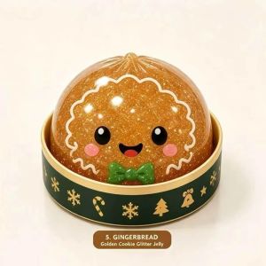 Fun Cute Santa Claus Elk Dumpling Shape Stress Relief Squeeze Toy Christmas Party Favor Gifts for Adult Kids Hand Relaxation Gift Toy