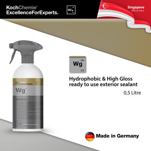 Koch-Chemie WetGloss 500ml - Car Care Glossy Highly Hydrophobic Exterior Wet Sealant Spray