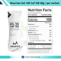 Maurten Gel 100 / Gel 100 Caf 100 40g | Patented Hydrogel Sports Fuel | Energy Gel for high intensity training and racing. 