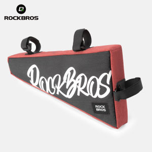 【Giao hàng địa phương】Rockbros xách tay xe đạp tam giác Túi hình ống công suất lớn MTB xe đạp đường trường Bộ công cụ lưu trữ túi đa năng Sườn Trước túi tiện lợi thiết bị đạp xe
