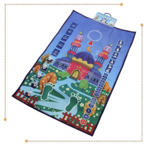 Electronic Smart Muslim Prayer Rug Speaker Talking Prayer Mat Child Educational Prayer Rug