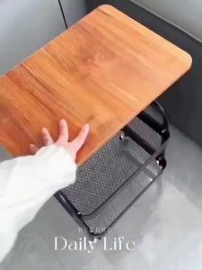 Movable Bedside Table Coffee Side Tables Portable Sofa Side Table Multi-layer Storage Side Table