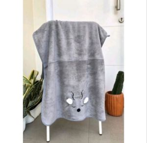 TERMURAH... Handuk Bayi Kuping Karakter 50*100 | Handuk Mandi Newborn Lembut Sarang Lebah Rilex Tiga Teman