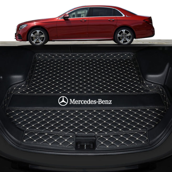 Lengenfelder Beige Trunk Mat For Mercedes-Benz C126 / W126 SEC S-Class Coupe