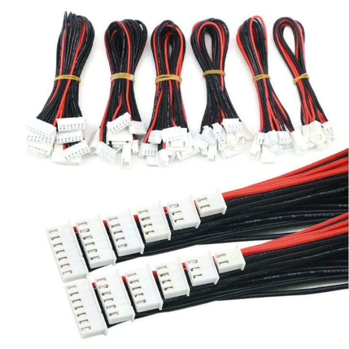 Rallonges JST-XH Pour Batteries LiPo - Lot 15 Câbles 20cm, 2S/3S/4S - 22 AWG