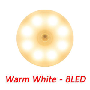 night light motion sensor led lights USB Rechargeable Auto ON/OFF Wireless Body Induction Lamp with Magnetic Base LED Night Lamp for Closet/Cabinet/Stairs/Wardrobe/Kitchen/Bed
