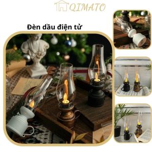 Đèn Led Trang Trí Đèn Dầu Điện Tử Hoạt Động Bằng Pin Đèn Cầy Cổ Điển Dùng Pin Tiện Lợi Đèn Dầu Trang Trí Decor Quán Caffe Hiệu Sách Phòng Học... Bảo Hành 6 Tháng Toàn Quốc