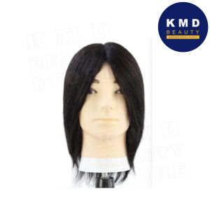 หัวหุ่นผมชาย ใช้ฝึกดัดผม ฟอกสี สามารถย้อมสี ทำเคมีต่างๆได้ ผมจริง 100% ตรงปก ส่งเร็ว