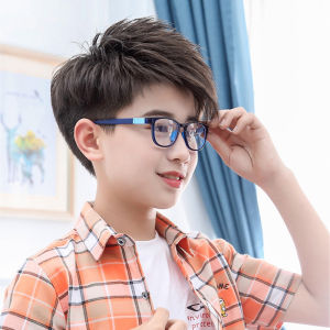 IMPALA FL1020W Kids Anti Blue Light Eyeglasses Boys Girls Computer Glasses 100% Anti UV Lens Elastic Removable Frame for 3-8 Years Old Children Protect Eyesight Anti Fatigue
