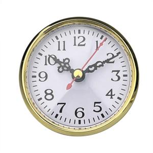 80Mm Quartzs Đồng Hồ Chèn Thủ Công chuyển động Đồng hồ Đồng hồ tròn Đầu Dát Chuông Lõi Với Chữ Số Ả Rập