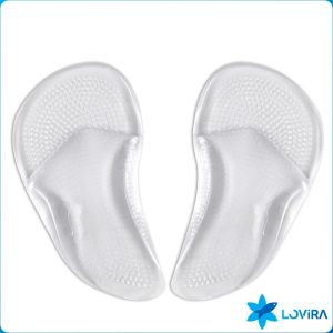 LoviRa Transparent insole orthopedic professional arch support insole flat foot insole silicone pad